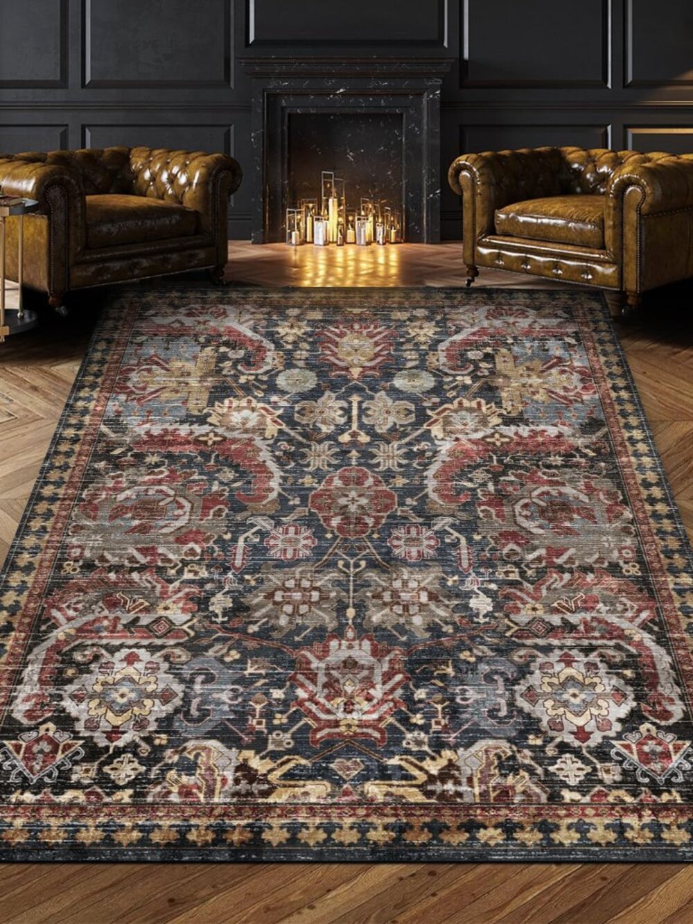 Washable Area Rugs - Perfect for Living Room, Bedroom, Kids Room, Nursery - Stai